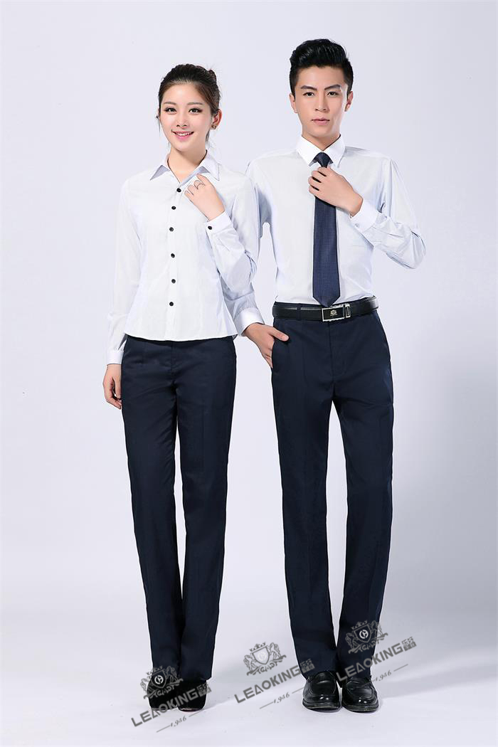 乐好千秋西服衬衣蓝白条衬衣