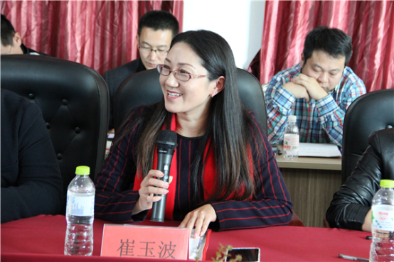 青岛乐好服饰股份有限公司总经理崔玉波女士
