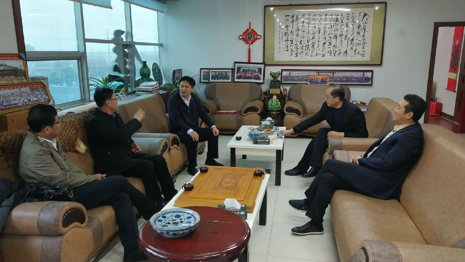 青岛市民政局局长曹勇先生一行莅临乐好集团 青岛市民政局局长曹勇先生一行莅临乐好集团